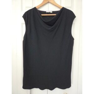 MM.LaFleur Rowling Top Cowl Neck Women 2X Black NWT $145 ROWBLK2A